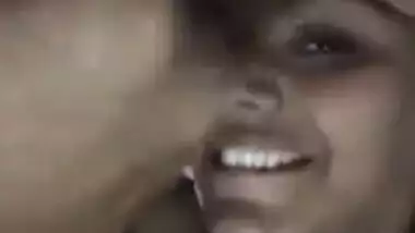 Desi woman has lips smeared with sperm by her XXX lover close-up MMS