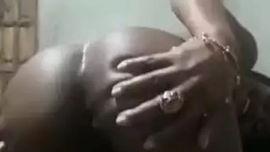 Excited Indian teen fools around with no clothes on her skinny XXX body