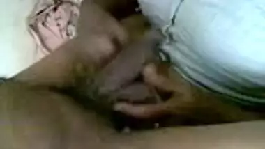 Indian Houswife foreplay with her Partner's Cock