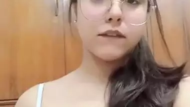 Indian nude girl shows her big boobs on camera