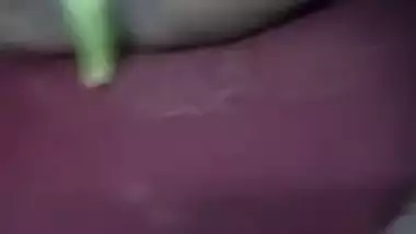 Kinky Desi guy before sex with wife shoves toy into her XXX vagina