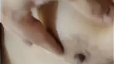 Boob squeezing and pussy rubbing of desi nude milf
