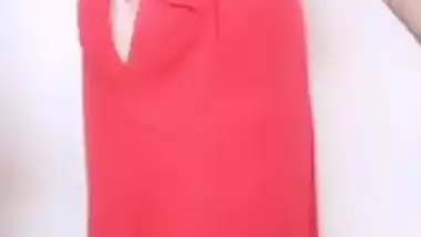 Desi village wife open her sare on tango live1