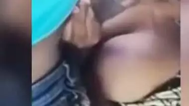 Chesty Desi hottie pleases her horny lover with outdoor XXX blowjob