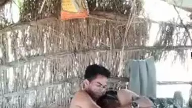 Cheating Indian wife outdoor sex with young office lover