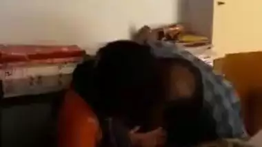 Indian teacher sucking students boobs in class