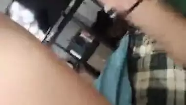 Hot sex video of a cuckold recording his GF taking a BBC