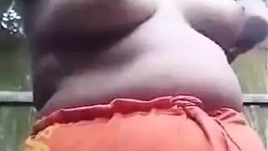 Bangla outdoor nude bath video