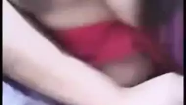 Desi gal with pretty face shows off her awesome XXX tits on cam