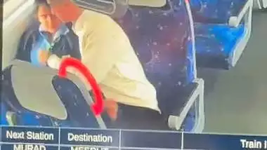 Meerut metro train CCTV caught college girl boob sucking