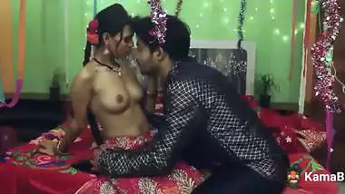The couple enjoys their honeymoon in an adult web series