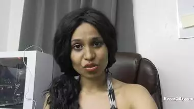 Desi Hairy Secretary Pleases Her Boss Role Play - Lily Singh And Horny Lily