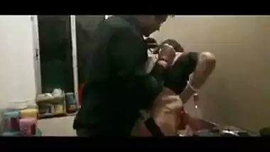 Horny husband enjoys the pussy of his NRI wife for dinner