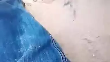 Middle-aged Indian diva in sari takes XXX male tool out and sucks