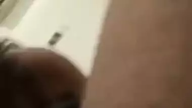 Desi chick gives a XXX blowjob for home collection but becomes MMS