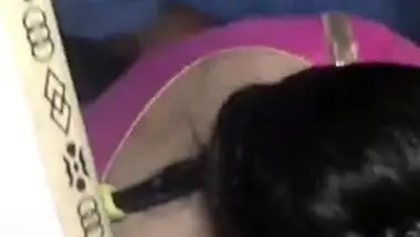 Beauty’s Cleavage Clicked by Neighbour Boy in Function