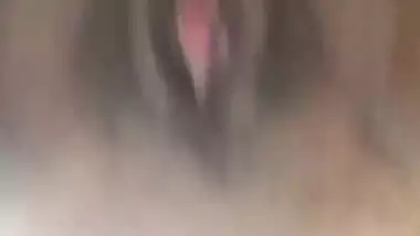 Big boobed desi girl flaunting and spanking her own ass & rubbing licking her boobs