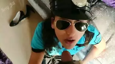 Indian coronavirus lockdown police punishes criminal by molesting and drinking his cum POV