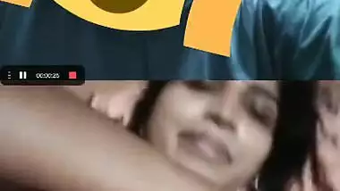Today Exclusive- Desi Bhabhi Showing Her Boobs To Lover On Video Call Part 2