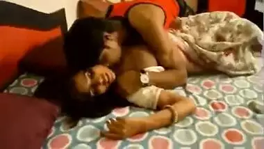 Indian beautiful bhabi boob pressed kissing...