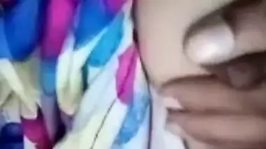 Today Exclusive- Cute Desi Girl Showing Her Boobs And Pussy On Video Call Part 3