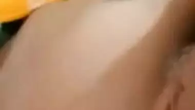 Shy Desi model reveals her cute XXX tits to the client on video call