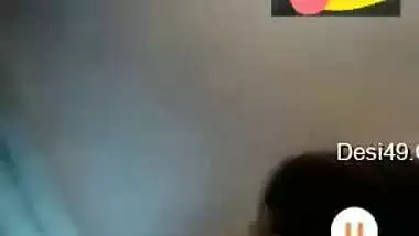 Today Exclusive- Sexy Girl Showing Her Boobs And Wet Pussy On Video Call