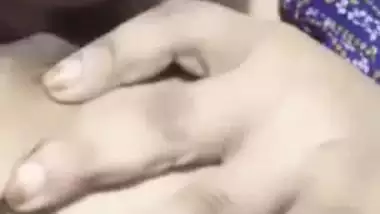 Long boobs girlfriend licking nipple viral video call