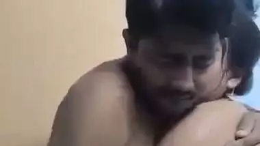 Pervert enjoys bathroom sex with his big boob GF