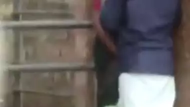 Dehati sex video of south Indian lovers captured outdoor by a peeping on mms xxx