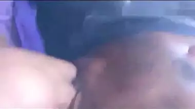 Outdoor porn video in which Indian man impales wife's hairy snatch