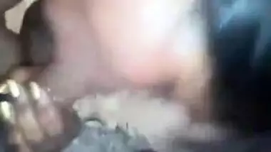 Desi sexy bhabhi deepthroat sucking my big dick and swallows cum with clear hindi
