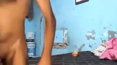 Village girl massages a dick and rides on it in desi porn