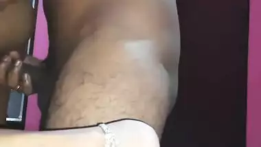 Girl rides Desi man's XXX dick in their big bed in amateur MMS video