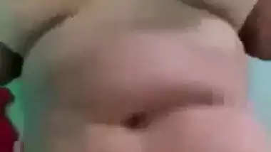 Big boob lady bounces on a big hard dick in porn mms