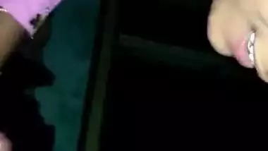 Super cute bhabhi giving blowjob