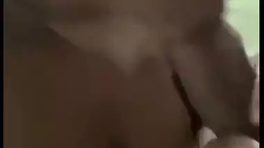 Big ass grinding girlfriend in hardcore sex with cum drink