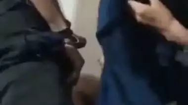 Village girl’s first blowjob MMS with her horny cousin