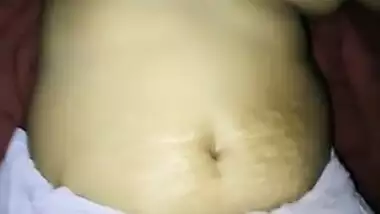 Man can see Desi girlfriend's pussy is wet which means she wants sex