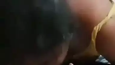 Village lady gives a desi blowjob to her lover