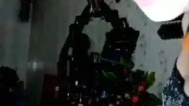 Nude girl shows her butt and enjoys video call sex