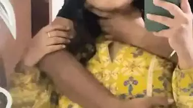 Beautiful tanker wife boob press and doggy viral sex