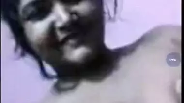 Lustful nude Desi MILF touches her boobs and gets ready for XXX